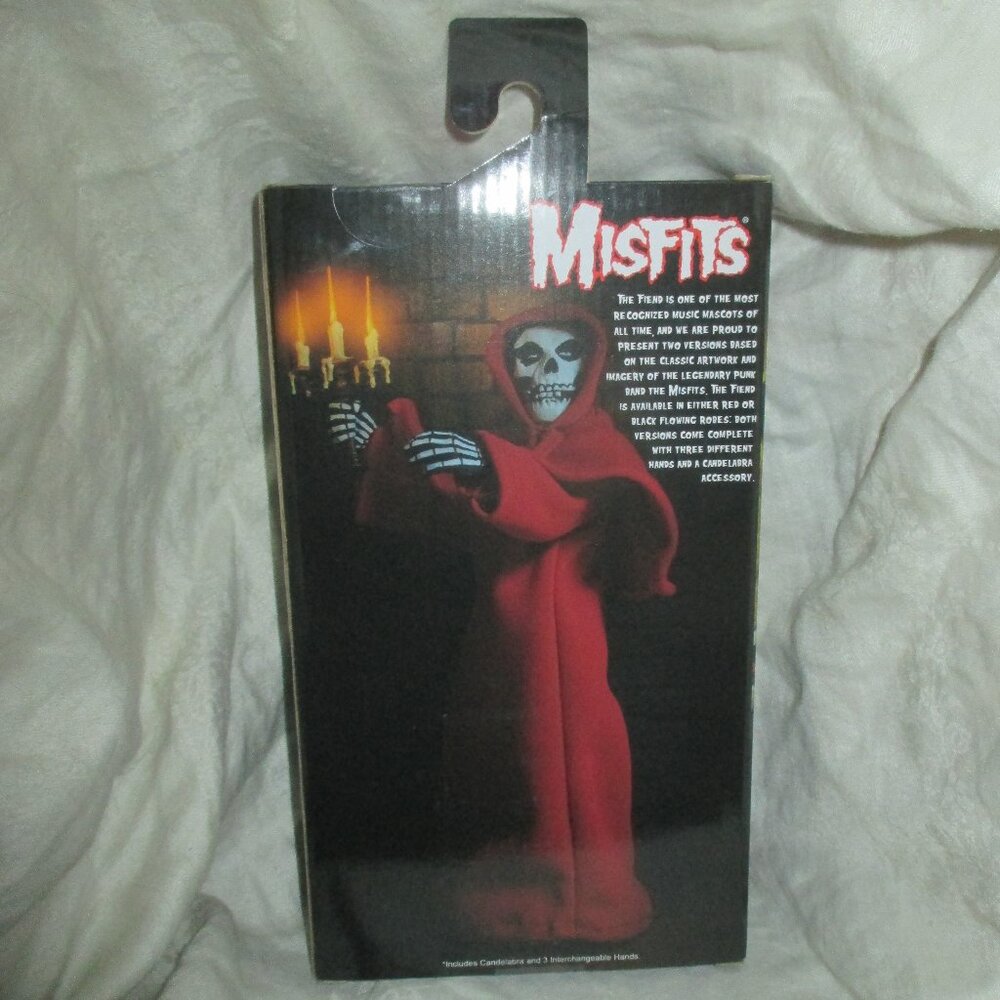 NECA Misfits 8" Action Figure Red The Fiend w/ Robe Retro NIB New Punk Mascot - Picture 2 of 2